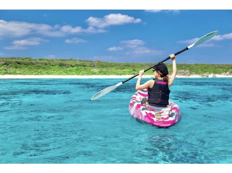 [Miyakojima/Irabujima] Pick-up service available! Sapphire Cave exploration, snorkeling & SUP/Canoe