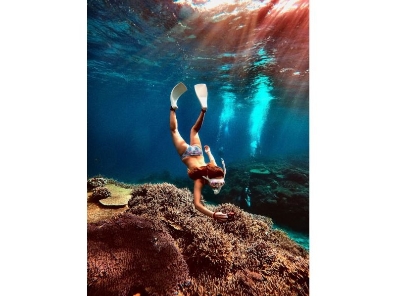 [Okinawa, Manza] Boat entry skin diving (for beginners) 1 diveの紹介画像