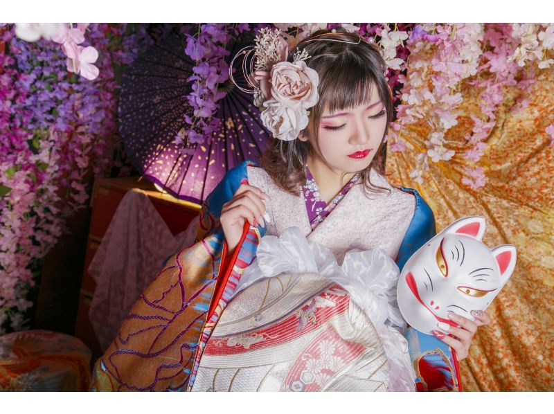 Spring campaign in progress! 7,700 yen → 7,000 yen during the period! [A must-see for girls with pale skin!] You can wear a popular lace kimono! Sakuraka planの紹介画像