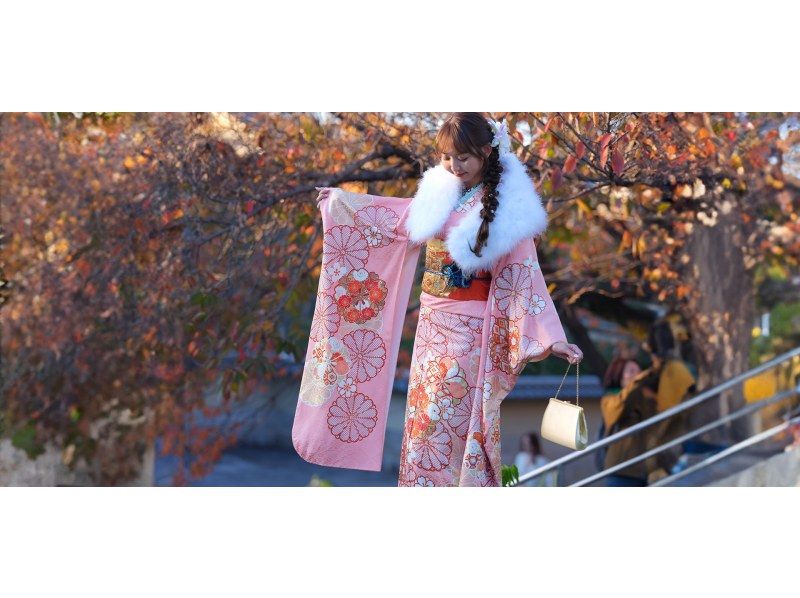 [Kyoto, Kiyomizu-dera Temple] *Rent a furisode to brighten up your graduation ceremony or coming-of-age ceremony* Popular tourist destinations, Kodai-ji Temple and Kiyomizu-dera Temple are also nearby♪の紹介画像