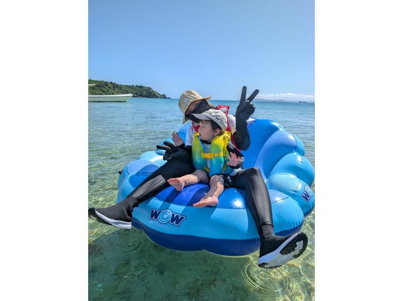 [冲绳东海岸] 参加半天的私人游轮之旅，享受私人海滩和壮观的海景！の紹介画像