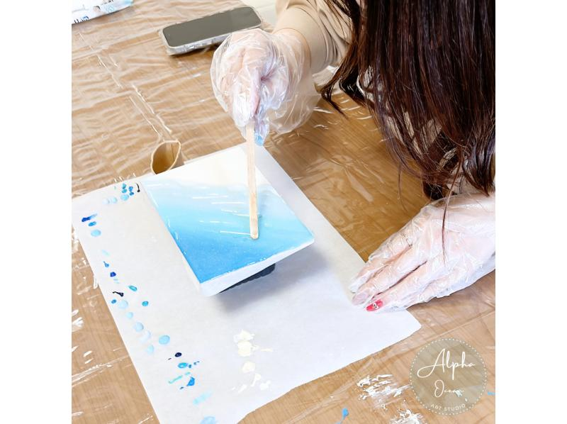 [Tokyo, Sugamo] ~ Ocean Resin Art Creation ~ ◇ Coaster (2 pieces) Course ◇ Recommended for individuals, friends, couples, families, and women ♪ Copyの紹介画像