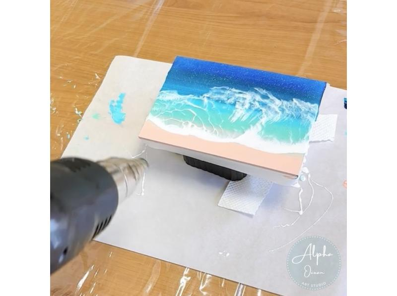 [Tokyo, Sugamo] ~ Ocean Resin Art Creation ~ ◇ Coaster (2 pieces) Course ◇ Recommended for individuals, friends, couples, families, and women ♪ Copyの紹介画像