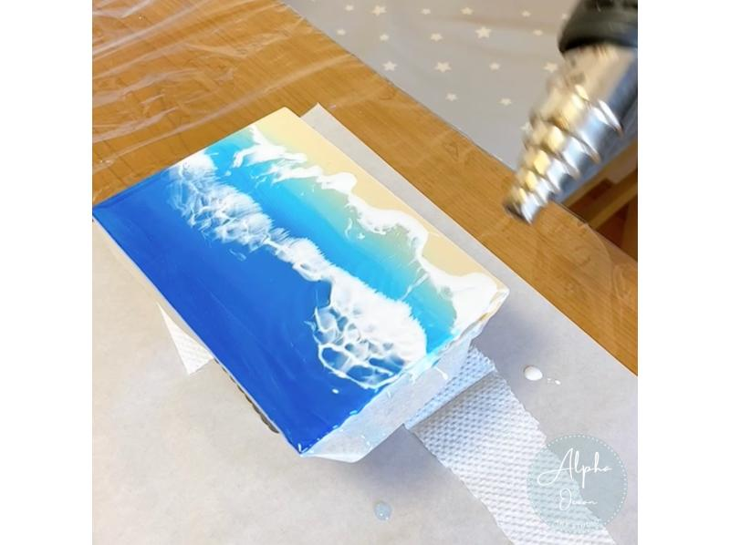 [Tokyo, Sugamo] ~ Ocean Resin Art Creation ~ ◇ Coaster (2 pieces) Course ◇ Recommended for individuals, friends, couples, families, and women ♪ Copyの紹介画像