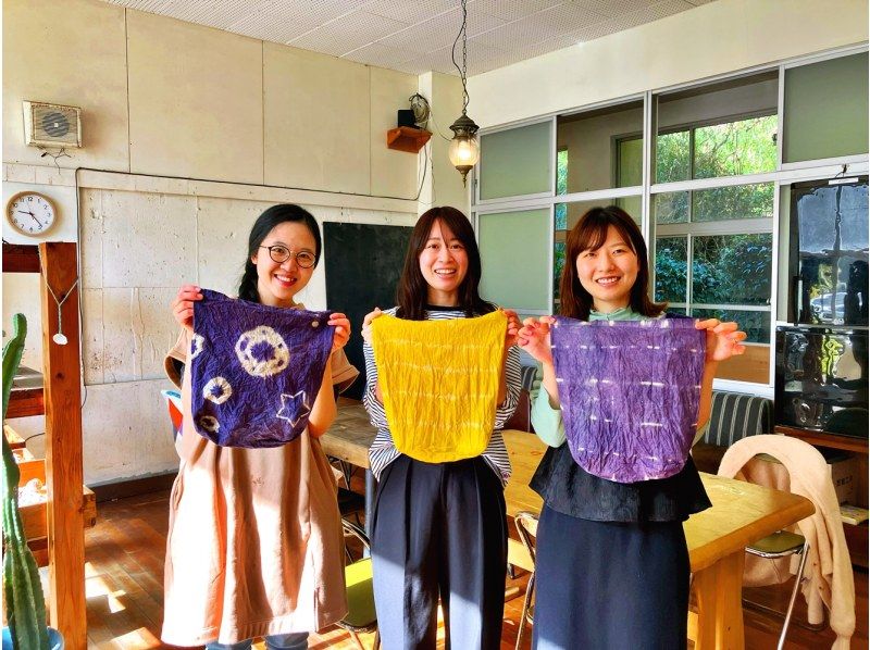 【宮崎・日南海岸/染め物体験】★満足プラン「ハンカチもトートバック」も！自然染料の新万葉染なら地球にも人にも優しい！の紹介画像