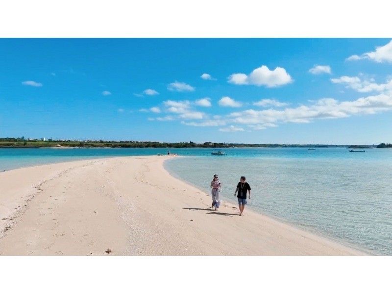 [Okinawa Prefecture, Miyakojima] Landing by boat! "Yuni Beach" tour! Free drone photography! Arrives in 5 minutes! Tour time is 1 hour! Free for children under 2 years old!の紹介画像