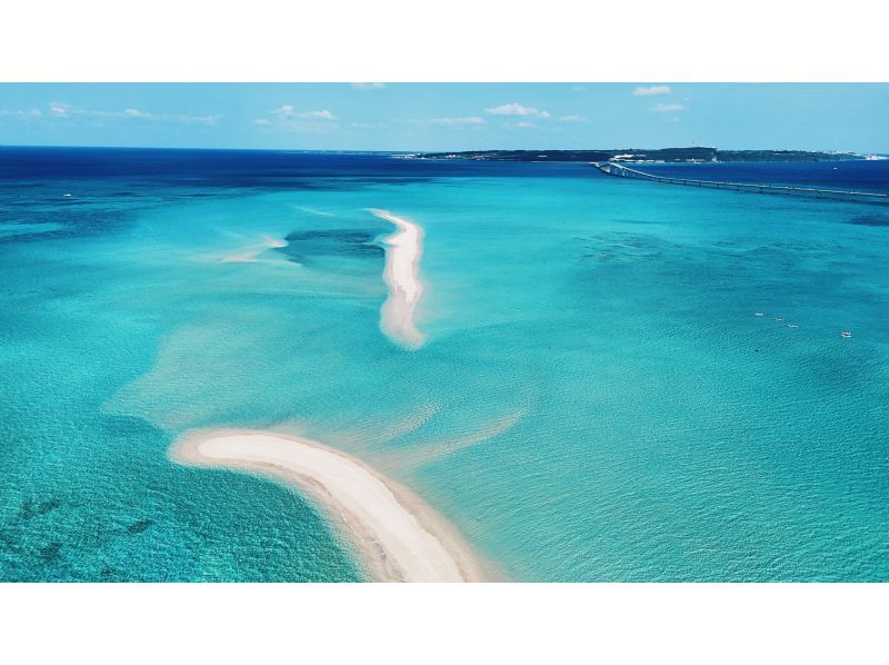 [Okinawa Prefecture, Miyakojima] Landing by boat! "Yuni Beach" tour! Free drone photography! Arrives in 5 minutes! Tour time is 1 hour! Free for children under 2 years old!の紹介画像