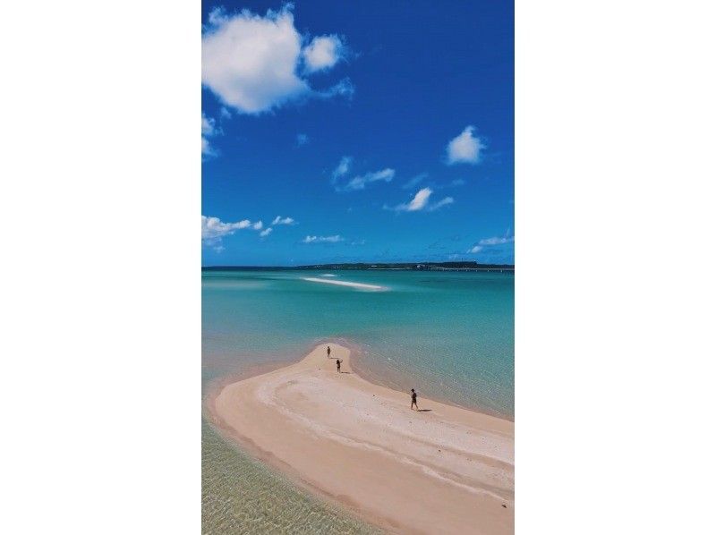 [Okinawa Prefecture, Miyakojima] Landing by boat! "Yuni Beach" tour! Free drone photography! Arrives in 5 minutes! Tour time is 1 hour! Free for children under 2 years old!の紹介画像