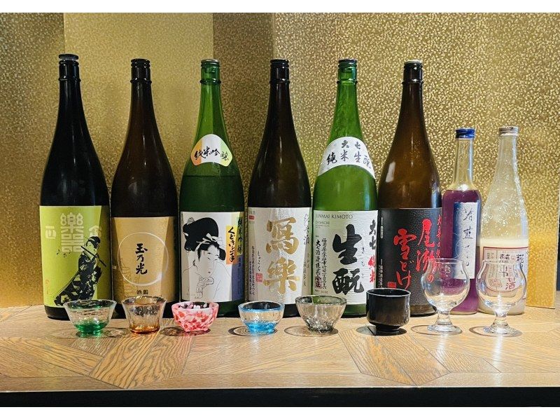 [Shinjuku Kabukicho] Carefully Selected - Tasting and Comparison of 8 Types of Japanese Sake at Shinjuku Ale KABUKICHOの紹介画像