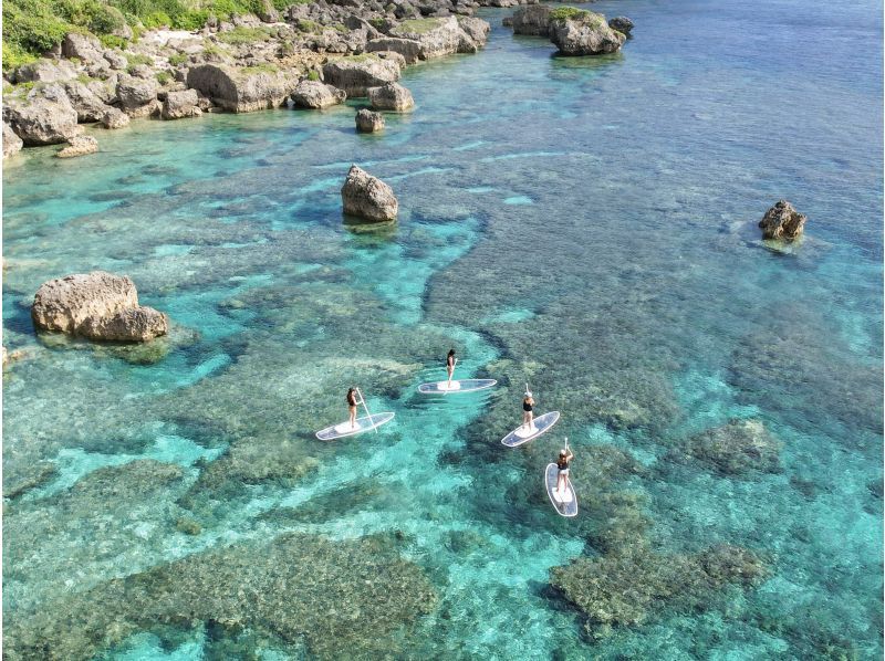 宮古島《絶景クリアSUP &ドローン撮影》世界トップレベルの美しさを誇る宮古島の海でクリアサップ&ドローン撮影♪の紹介画像