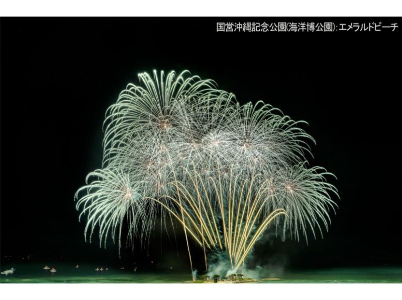 【7/5開催／西側ルート発】『第47回海洋博公園花火大会』日帰りバスツアーAコース :有料エリア イス席入場券（ピクニックお弁当付き）の紹介画像
