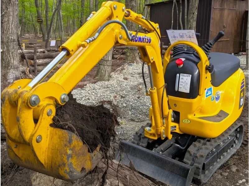 [Tochigi / Nasu] 30-minute power shovel experience! Children OK! Ride a real "working vehicle"!