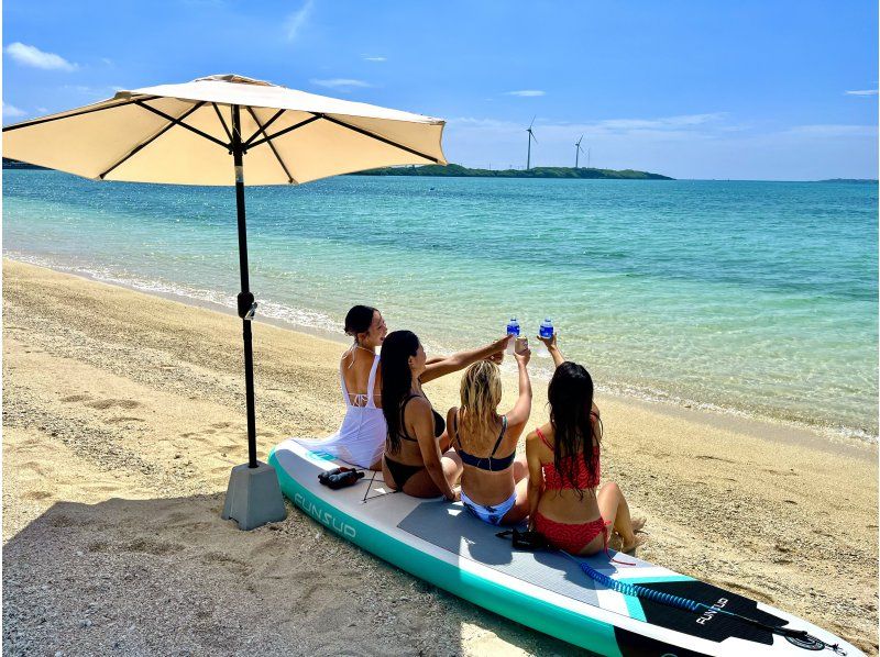 沖縄・宮古島】絶対お得！秘境のビーチで遊び放題180分！SUP/クリア