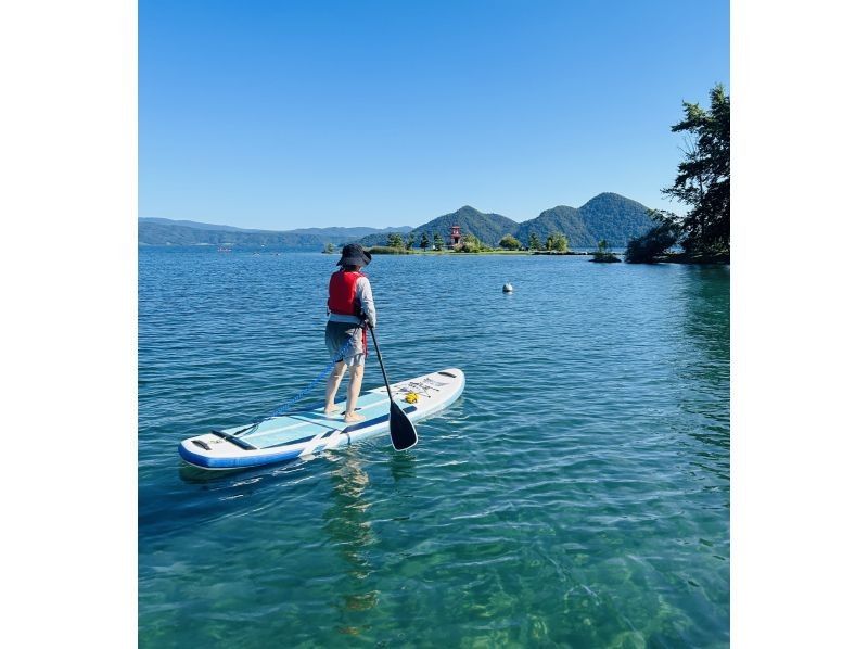 【北海道・洞爺湖】洞爺湖プライベートSUPツアー90分・貸切ツアーでゆったりマイペースに♪の紹介画像