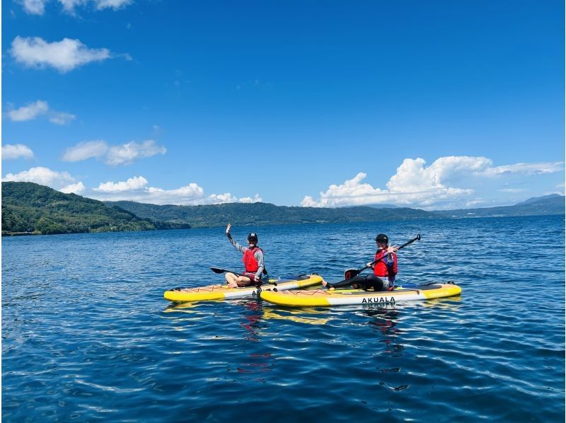 【北海道・洞爺湖】洞爺湖プライベートSUPツアー90分・貸切ツアーでゆったりマイペースに♪の紹介画像