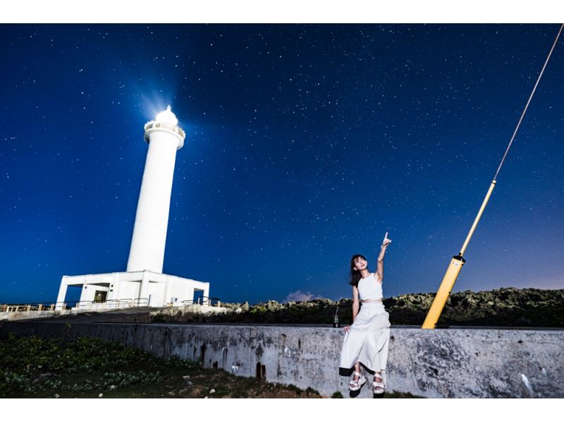 <Okinawa, Yomitan> Starry sky photo and space walk at Zanpa Cape. Each participant will have a photo taken with the stars in the background. Surprises (confessions, proposals, birthdays, etc.)の紹介画像