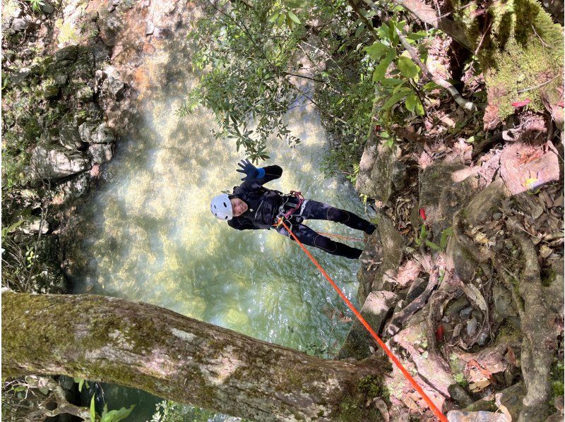 [Okinawa, Yanbaru] Enjoy playing in the river in the jungle! canyoning and waterfall climbing!