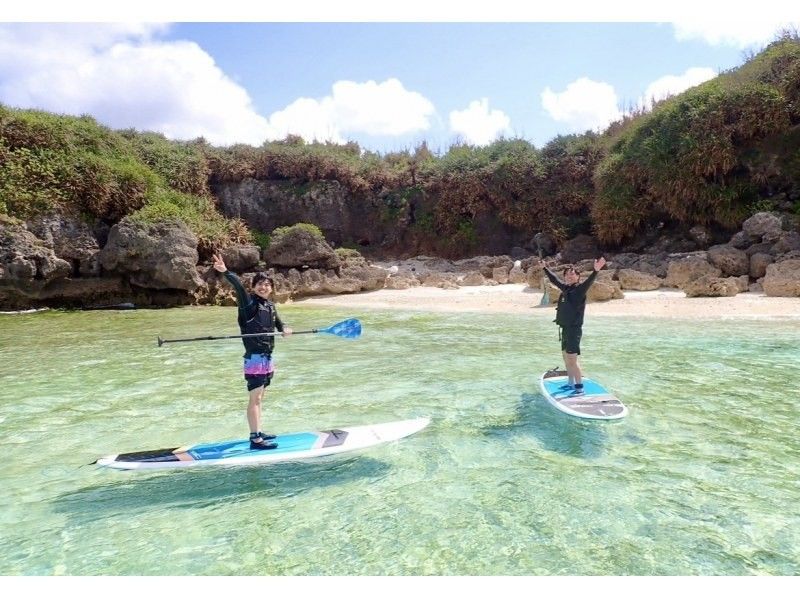 【沖縄・北部／今帰仁】SUPで海を楽しもう♪透明度の高いやんばるの海をSUPクルージングツアー（90分コース）の紹介画像