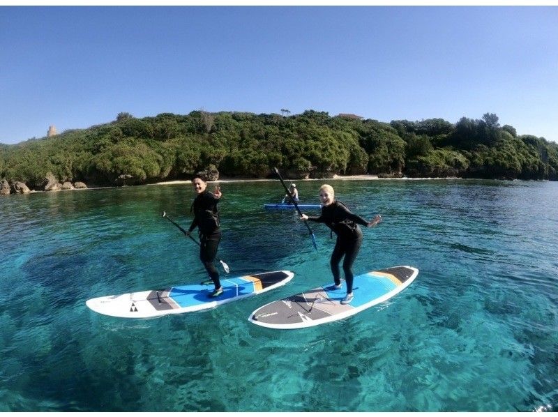 【沖縄・北部／今帰仁】SUPで海を楽しもう♪透明度の高いやんばるの海をSUPクルージングツアー（90分コース）の紹介画像