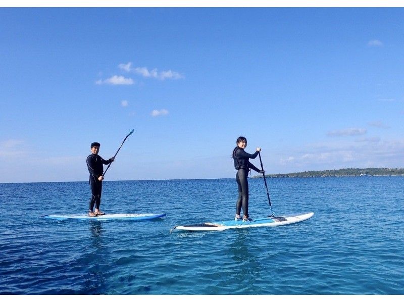 【沖縄・北部／今帰仁】SUPで海を楽しもう♪透明度の高いやんばるの海をSUPクルージングツアー（90分コース）の紹介画像