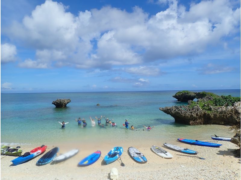 【沖縄・北部／今帰仁】グループや社員旅行など団体のお客様歓迎！SUP&シーカヤック&シュノーケリングのオリジナルツアー