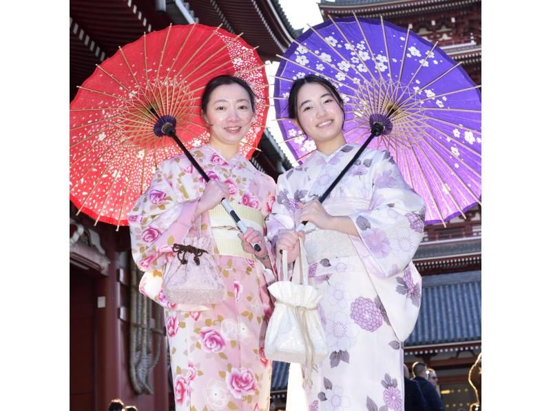 【東京・浅草】ヘアセット付きスタンダードプラン　各路線浅草駅徒歩4分、雷門まで徒歩2分の好立地！手ぶらでお越しください。