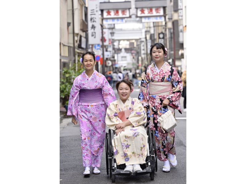 [東京/淺草] 帶髮型的標準方案 從各線淺草站步行4分鐘，到雷門步行2分鐘 位置絕佳！請空手前來。の紹介画像