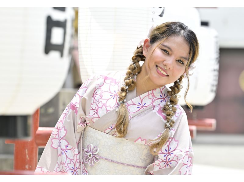 【東京・浅草】ヘアセット付きスタンダードプラン　各路線浅草駅徒歩4分、雷門まで徒歩2分の好立地！手ぶらでお越しください。の紹介画像