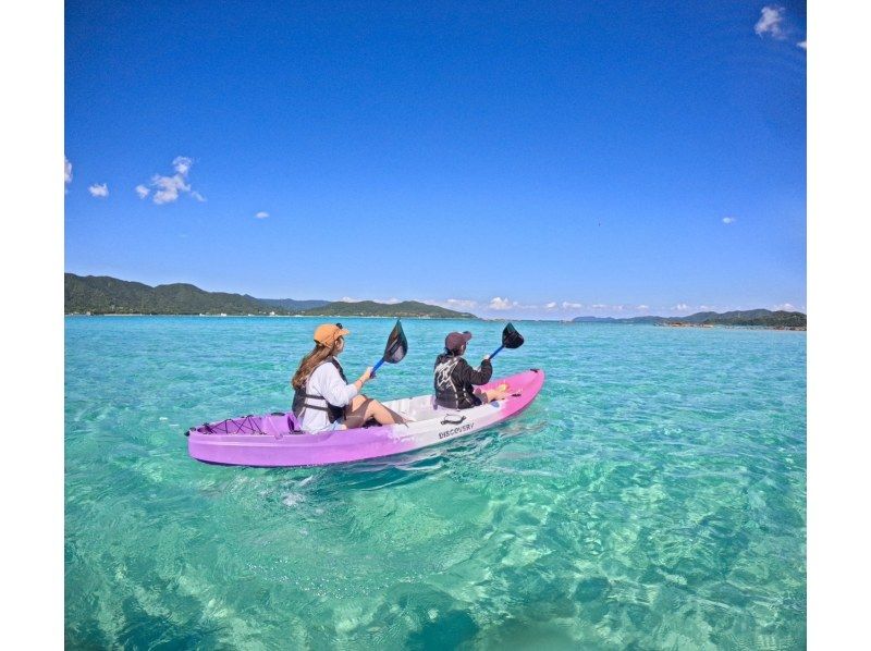 奄美大島★チャンスは年に数回！砂浜が現れる幻のビーチかくれ浜【カヤックツアー】120分【地域クーポン対応】ドローン空撮等動画無料！の紹介画像