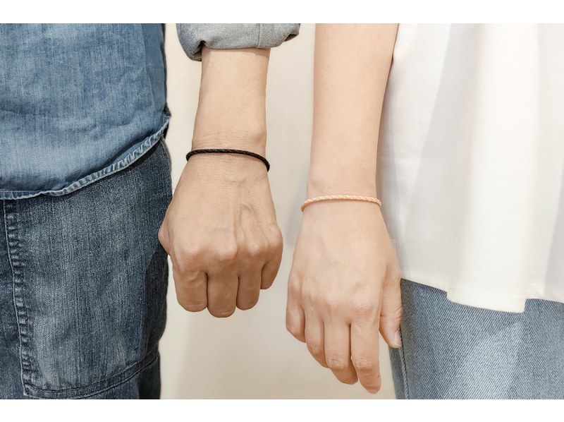 [Fukuoka, Itoshima, very popular leather accessories!] Make leather bracelets and accessories with your choice of natural stonesの紹介画像