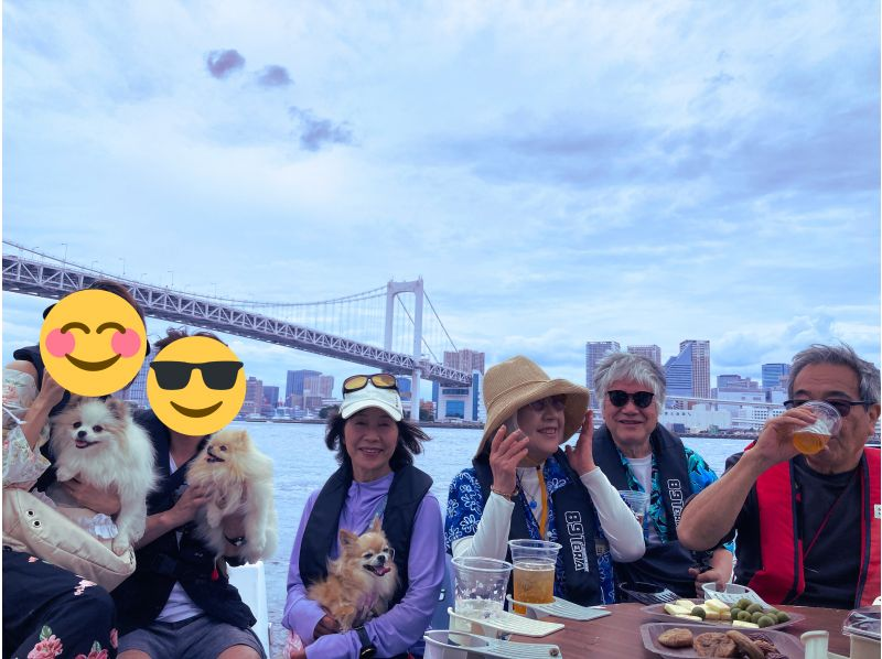 [东京/台场] 6月23日（周日）湾湾巡游！与您的狗狗一起享受 50 分钟的水上散步！の紹介画像
