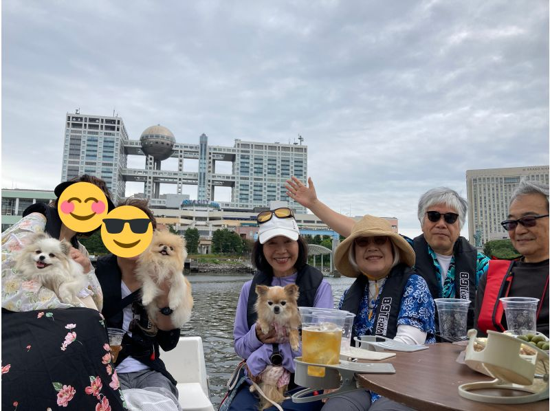 [东京/台场] 6月23日（周日）湾湾巡游！与您的狗狗一起享受 50 分钟的水上散步！の紹介画像