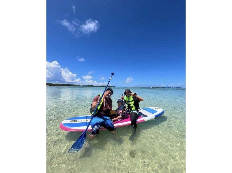 【宮古島最安値】初心者におすすめ！秘境のビーチで30分のチョコットSUP体験♪の紹介画像