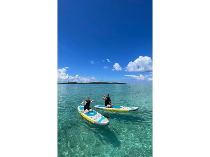 【開催地固定】宮古島 秘境のビーチでモーニングSUP体験♪の紹介画像