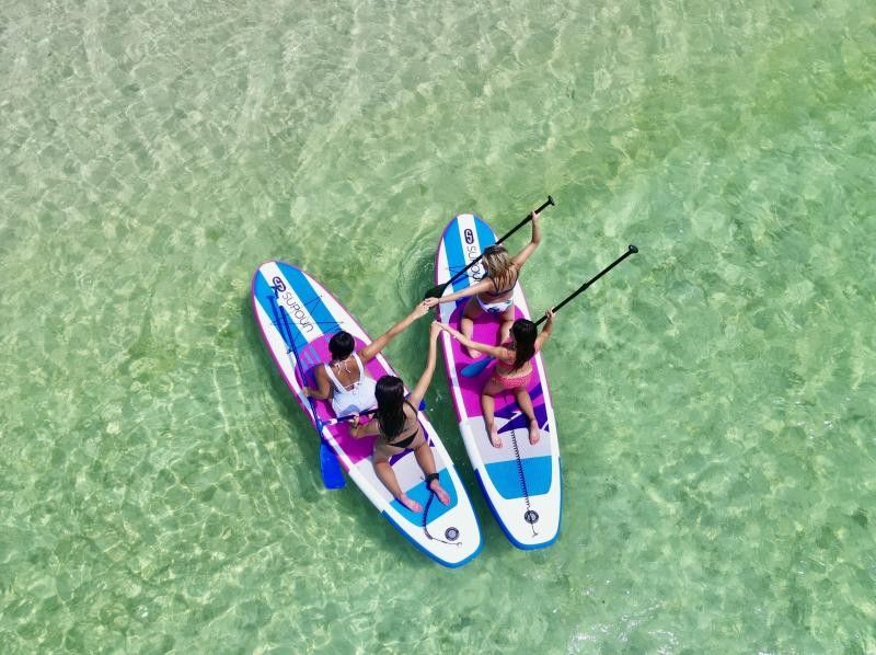【開催地固定】宮古島 秘境のビーチでモーニングSUP体験♪の紹介画像