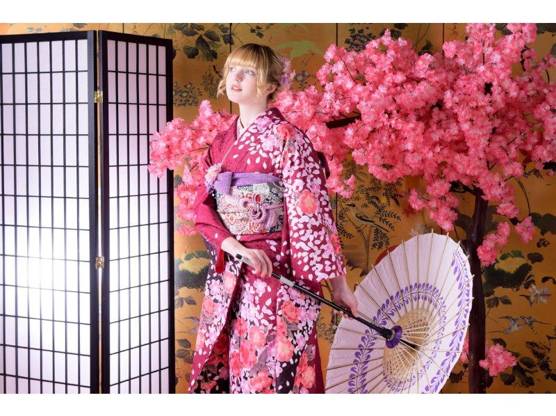 [Shinsaibashi, Osaka] Indoor photography in kimonoの紹介画像