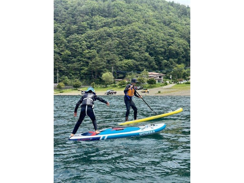 西湖では当店だけ■１枠1グループのみ■【完全プライベートSUP体験ツアー】『午前・午後・夕方はツアー開始３時間前まで予約OK・写真撮影付』の紹介画像