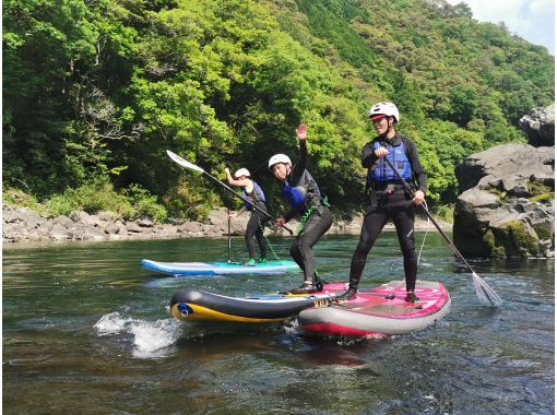 【高知・四万十川】サップ（SUP）体験　四万十川最大の中州で気軽に川遊び　難易度★☆☆