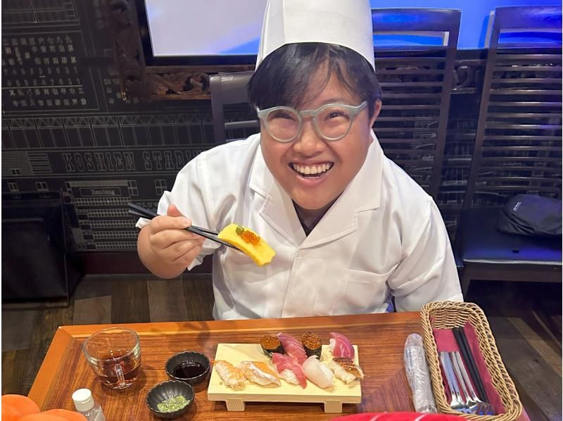 [Osaka, Tennoji] A fusion of tradition and creativity! Sushi making experience (3 minutes from the station)の紹介画像