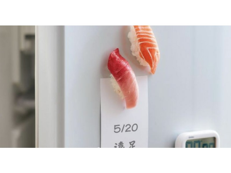[Osaka Namba] Edomae sushi food sample making experience | Choose between a keychain or a magnet!の紹介画像