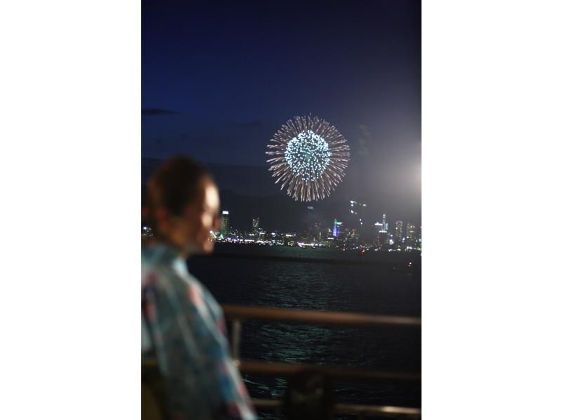 【限時「蘆屋煙火遊船」7月26日（週六）18:10出發】在室內座位享受優雅的煙火觀賞★附法式全套餐點+無限暢飲★！の紹介画像