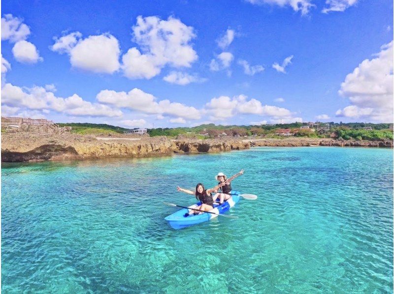 【宮古島/半日】★SNS映え間違いなし★宮古ブルーで絶景ビーチカヌー！★人気アクティビティ★写真プレゼント！★初心者大歓迎！の紹介画像