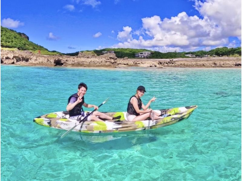 [Miyakojima/Half-day] ★Sure to look great on social media★Beach canoeing with a spectacular view of Miyako's blue sea! ★Popular activity★Photo gift! ★Beginners welcome!の紹介画像