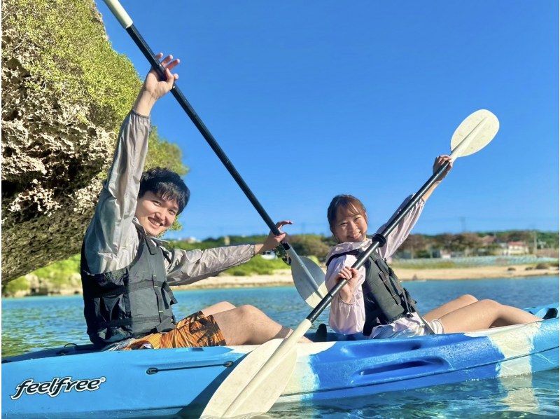 [Miyakojima/Half-day] ★Sure to look great on social media★Beach canoeing with a spectacular view of Miyako's blue sea! ★Popular activity★Photo gift! ★Beginners welcome!の紹介画像