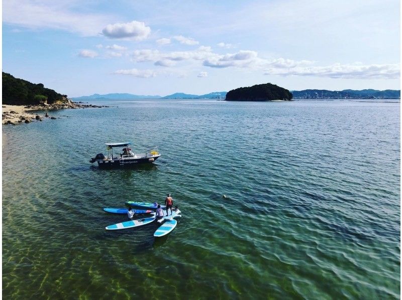 [Hiroshima/Miyajima] Ocean Garden's one-day SUP Pilates tour, hot springs, and hotel lunch included - especially recommended for women (weekdays only)の紹介画像