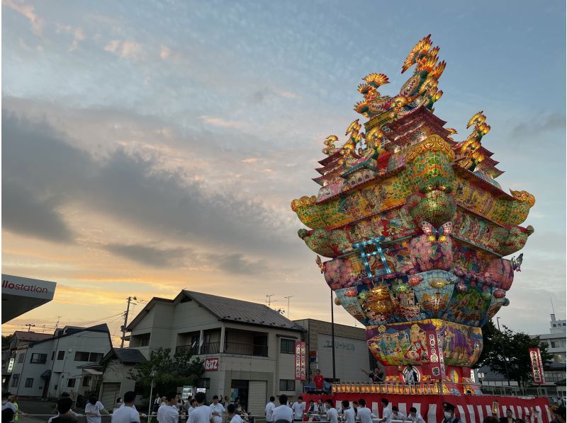 【秋田・能代市】8/2,8/3限定！高さ24.1mの城郭型灯籠「天空の不夜城」への特別乗車体験の紹介画像