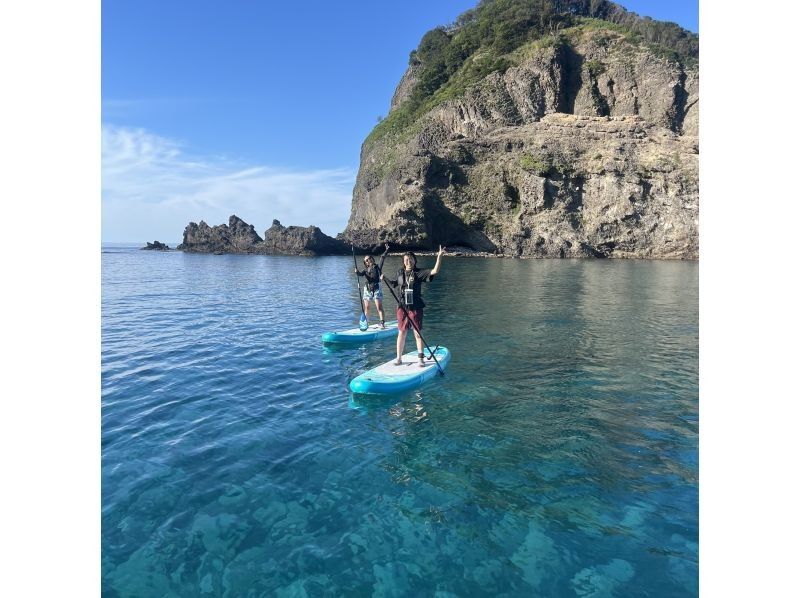 【北海道・積丹】積丹ブルーでSUP体験！クリアSUP有り！ GoPro・ドローン撮影無料！初心者・女性歓迎！