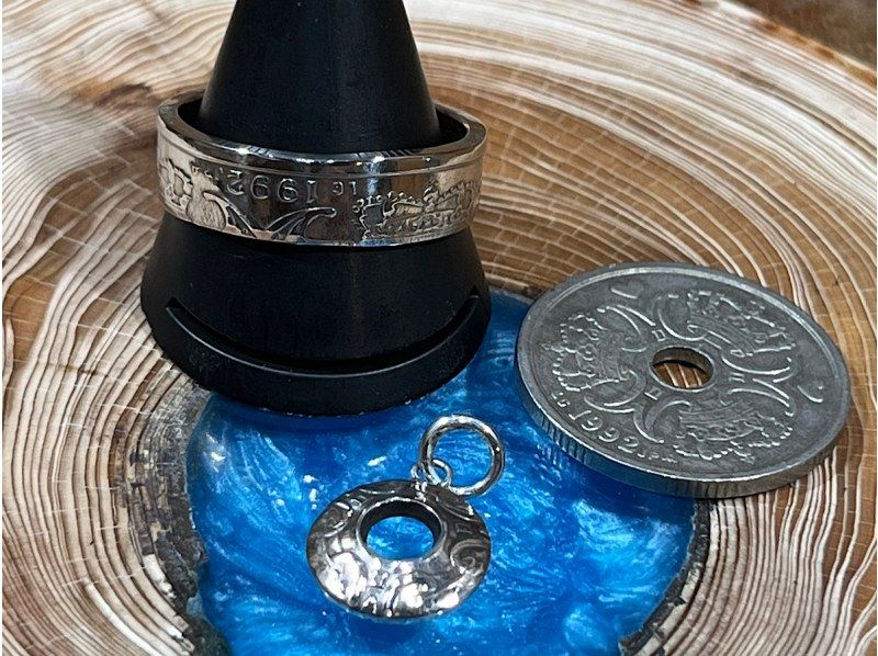 [Kyoto・Shijo] Make a ring and accessories using scraps from a single coin!