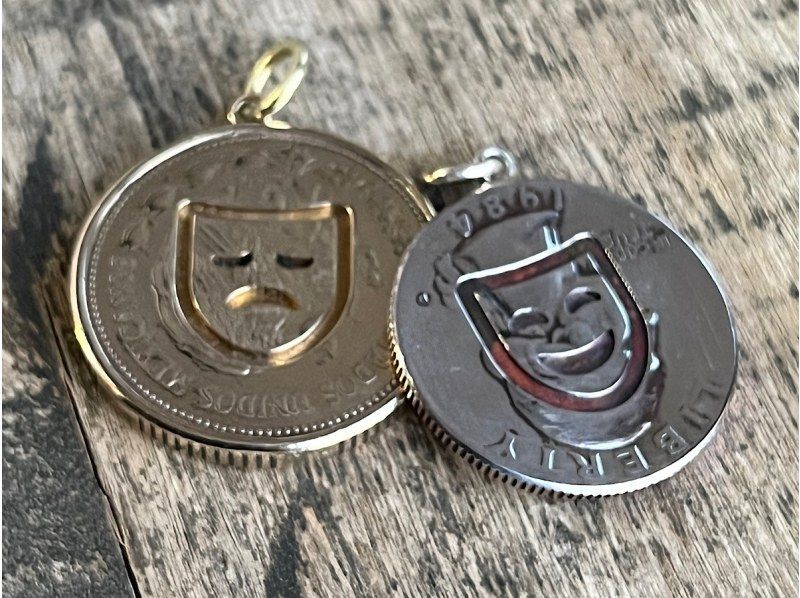 【京都・四条】全国でここだけ♪２枚のコインを選び、リングとペンダントが作れる体験！！の紹介画像