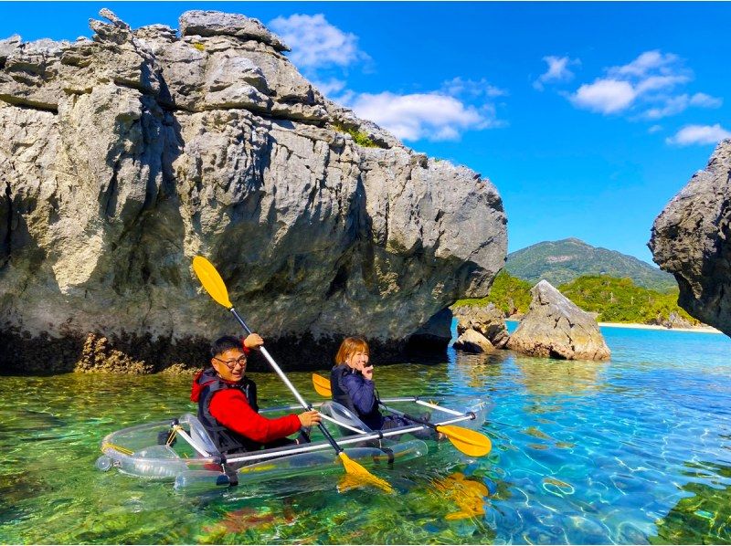 [Motobu] Clear kayak experience! Drone aerial photography included + unlimited photo opportunities! Create the best memories in Okinawa!!の紹介画像